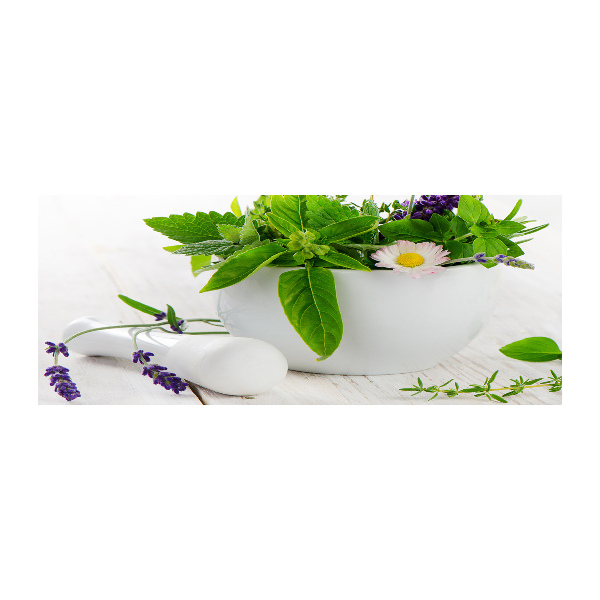 Foto plexiglas Vijzel en kruiden