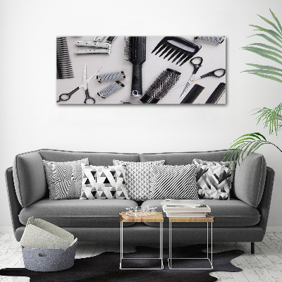 Schilderij op acrylglas Kappersgereedschap