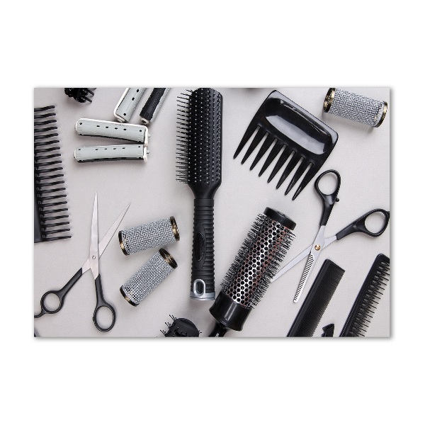 Schilderij op acrylglas Kappersgereedschap