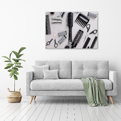 Schilderij op acrylglas Kappersgereedschap