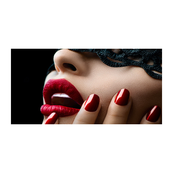 Schilderij op acrylglas Kanten masker