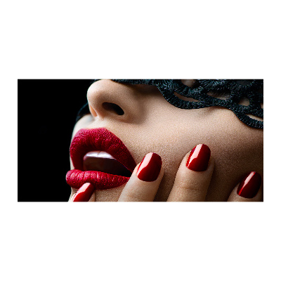 Schilderij op acrylglas Kanten masker