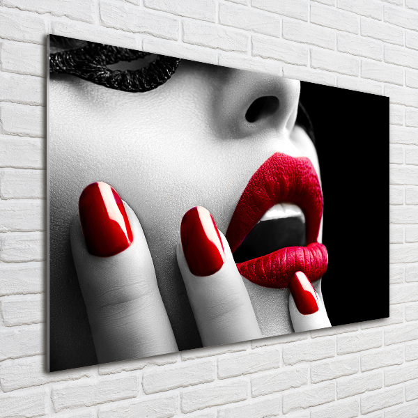 Plexiglas schilderij Kanten masker