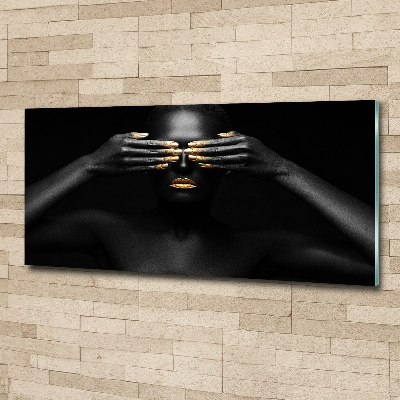 Plexiglas schilderij Vrouw in het zwart