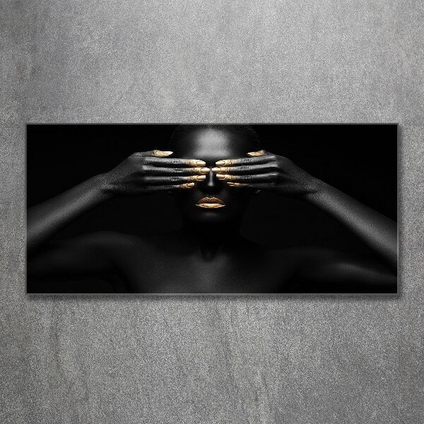 Plexiglas schilderij Vrouw in het zwart