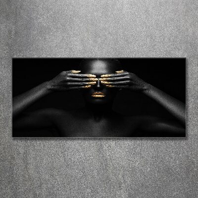 Plexiglas schilderij Vrouw in het zwart