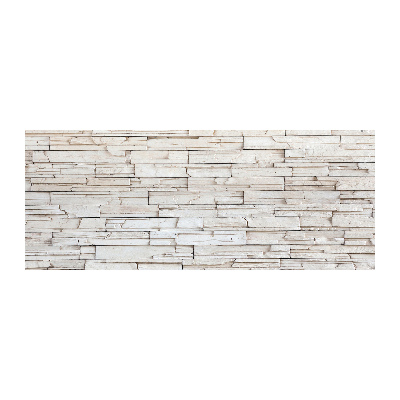 Foto op plexiglas Witte stenen muur