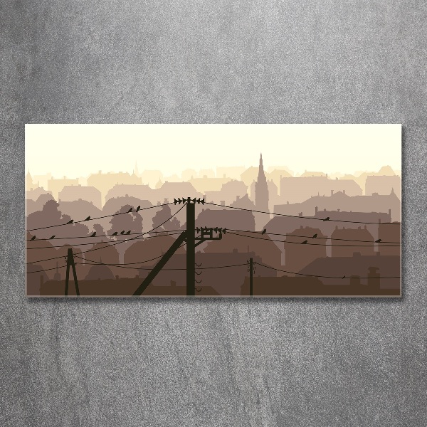 Plexiglas schilderij Stadsgrens