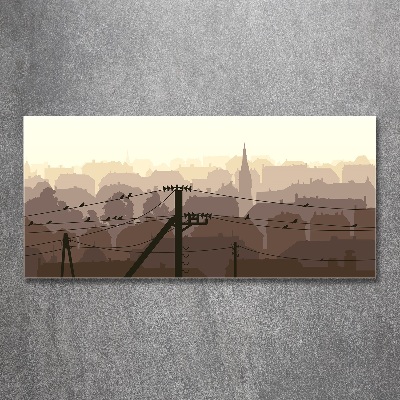 Plexiglas schilderij Stadsgrens