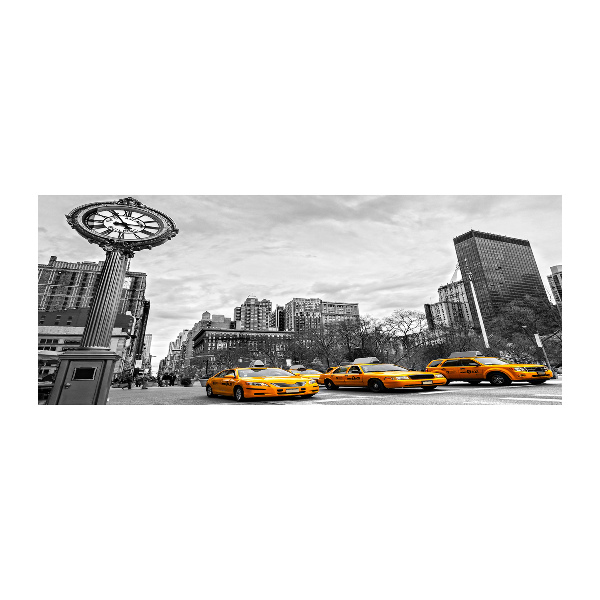 Plexiglas foto New Yorkse taxi's