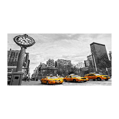 Plexiglas foto New Yorkse taxi's