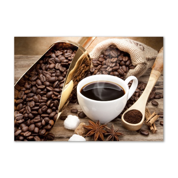 Foto plexiglas Een kopje koffie