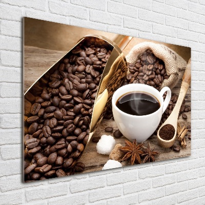 Foto plexiglas Een kopje koffie
