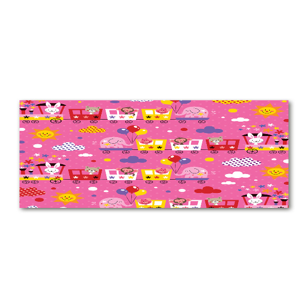 Foto in plexiglas Dieren in de trein