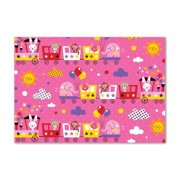 Foto in plexiglas Dieren in de trein