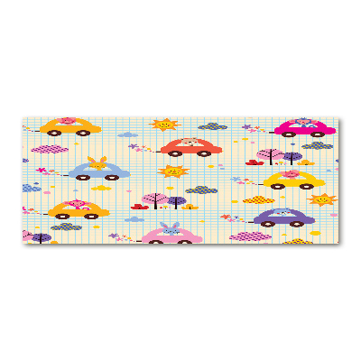 Schilderij op acrylglas Speelgoedauto's