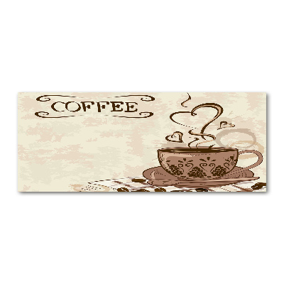 Schilderij op acrylglas Aromatische koffie