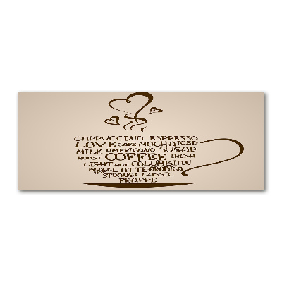 Plexiglas schilderij Een kopje koffie