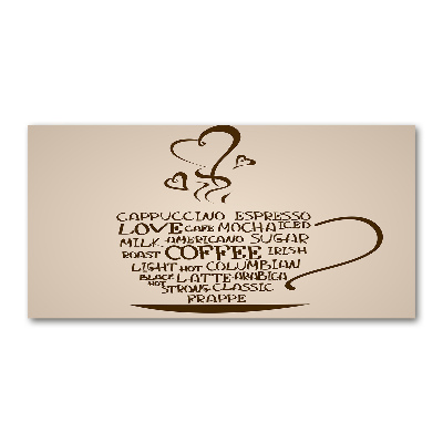 Plexiglas schilderij Een kopje koffie