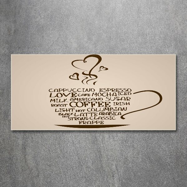 Plexiglas schilderij Een kopje koffie