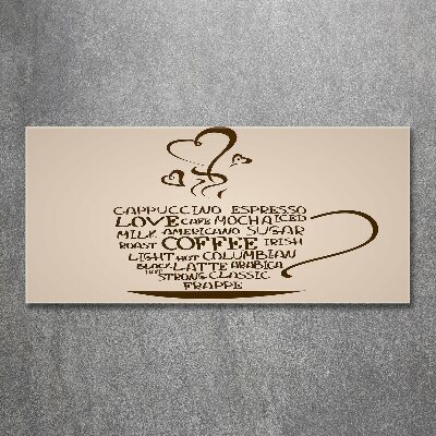 Plexiglas schilderij Een kopje koffie