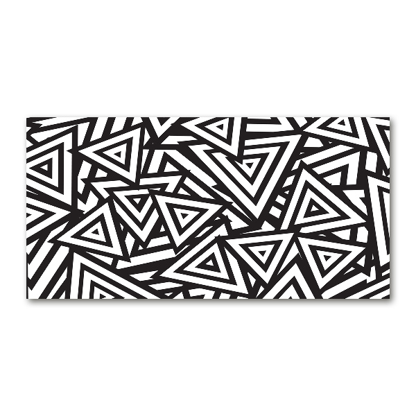 Foto in plexiglas Achtergrond met driehoeken