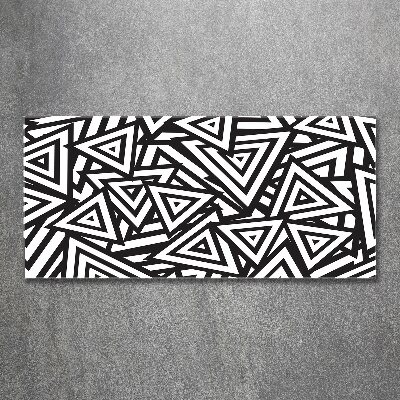 Foto in plexiglas Achtergrond met driehoeken