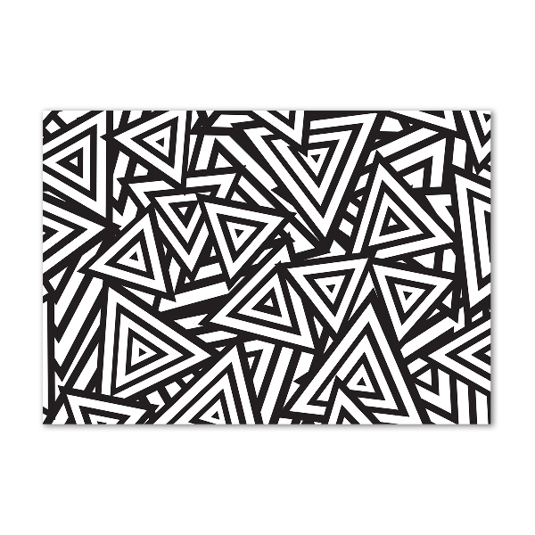 Foto in plexiglas Achtergrond met driehoeken