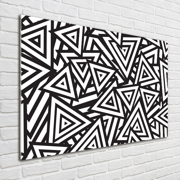 Foto in plexiglas Achtergrond met driehoeken
