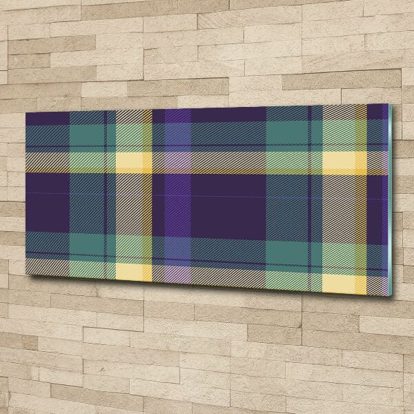 Schilderij op acrylglas Geruite textuur