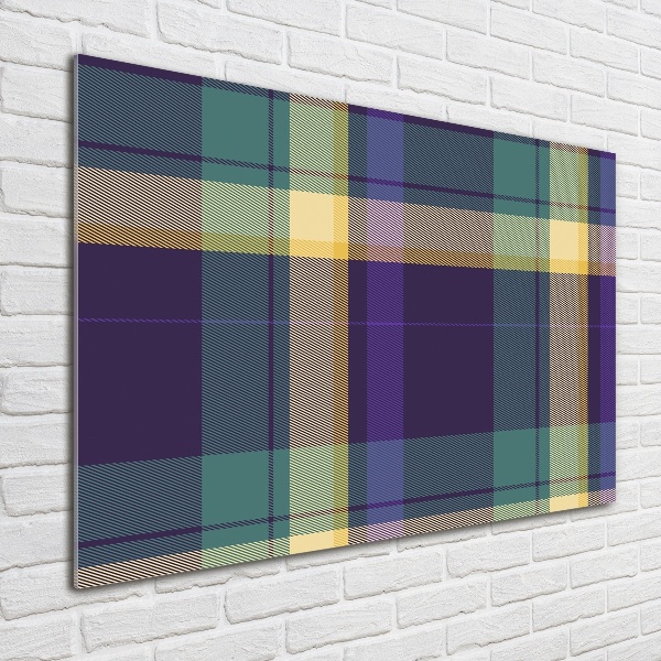 Schilderij op acrylglas Geruite textuur