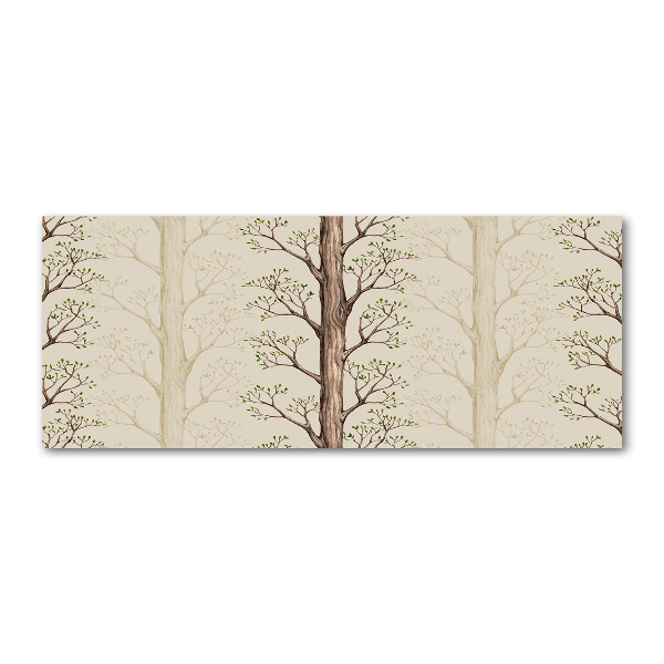 Schilderij op acrylglas Bomen