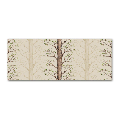 Schilderij op acrylglas Bomen