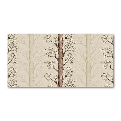 Schilderij op acrylglas Bomen