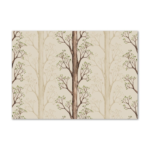 Schilderij op acrylglas Bomen