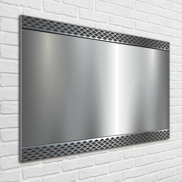 Foto op plexiglas Metalen achtergrond