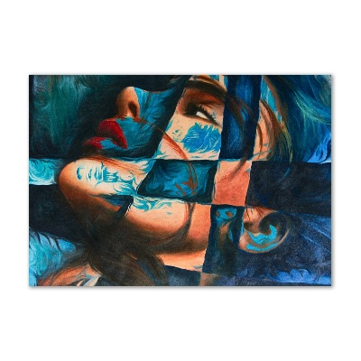 Foto plexiglas Abstracte vrouw