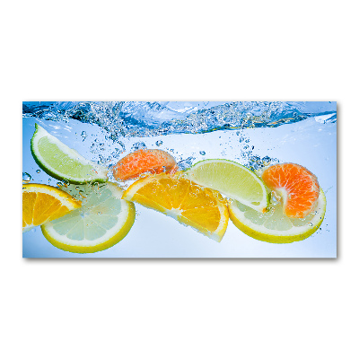 Foto plexiglas Citrusvruchten onder water