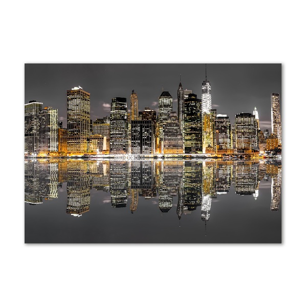 Foto in plexiglas New York 's nachts