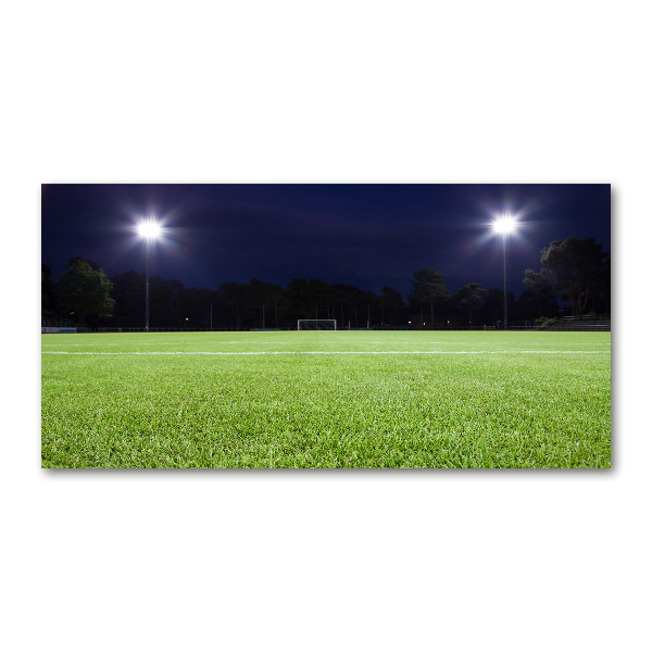 Plexiglas foto Voetbalveld