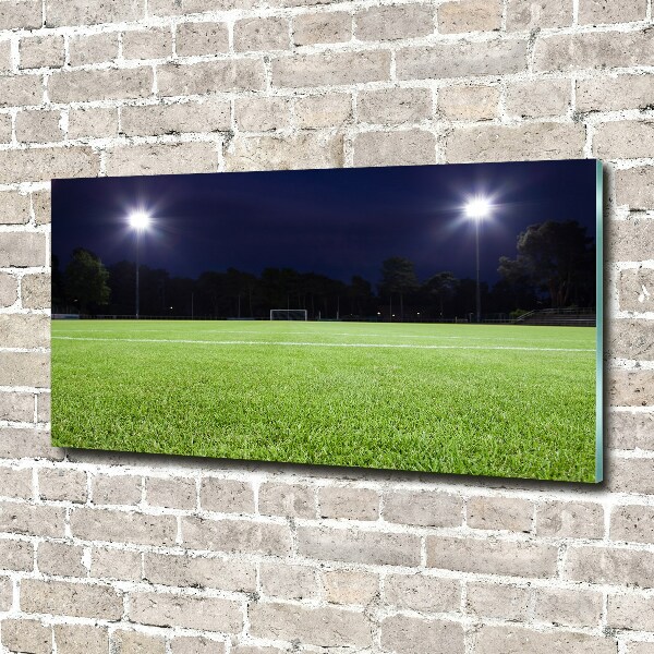Plexiglas foto Voetbalveld