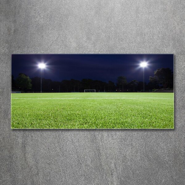 Plexiglas foto Voetbalveld