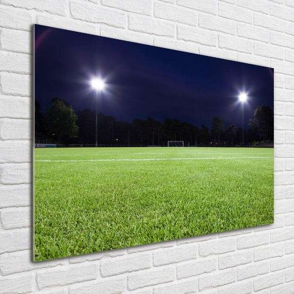 Plexiglas foto Voetbalveld
