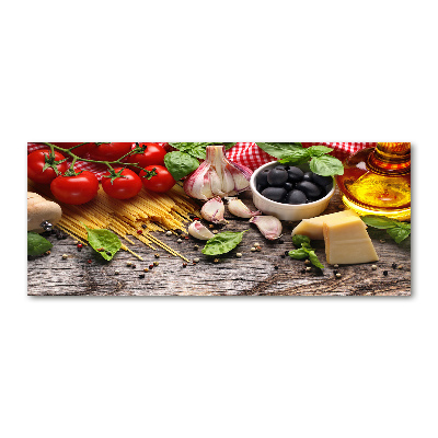 Schilderij op acrylglas Italiaans eten