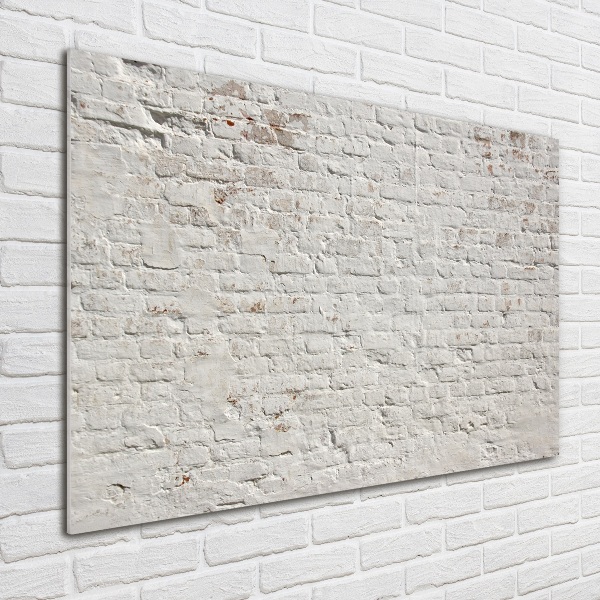 Schilderij op acrylglas Bakstenen muur