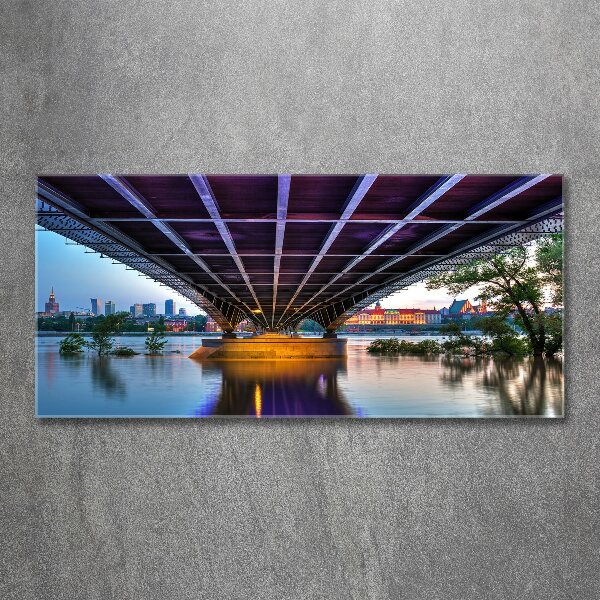 Plexiglas foto Brug in Warschau