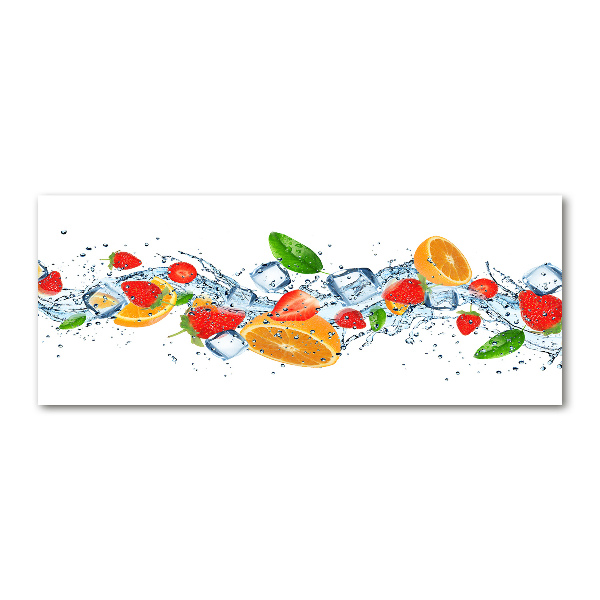 Plexiglas schilderij Fruit met ijs