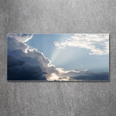 Foto plexiglas Wolken aan de hemel