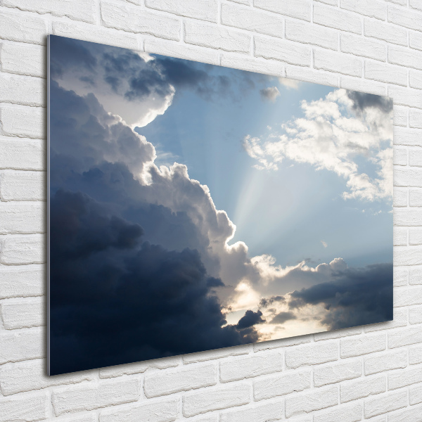 Foto plexiglas Wolken aan de hemel