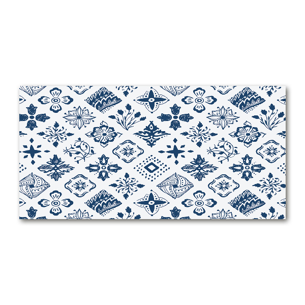 Plexiglas schilderij Bloemenpatroon